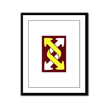 143SC - M01 - 02 - SSI - 143rd Sustainment Command - Framed Panel Print