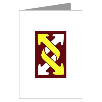 143SC - M01 - 02 - SSI - 143rd Sustainment Command - Greeting Cards (Pk of 10) - Click Image to Close