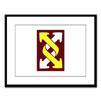 143SC - M01 - 02 - SSI - 143rd Sustainment Command - Large Framed Print - Click Image to Close