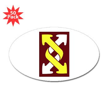 143SC - M01 - 01 - SSI - 143rd Sustainment Command - Sticker (Oval 50 pk) - Click Image to Close