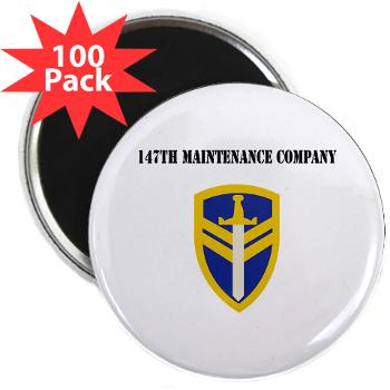 147MC - M01 - 01 - SSI - 147th Maintenance Company with Text - 2.25" Magnet (100 pack)