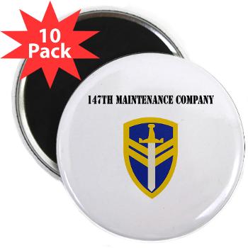 147MC - M01 - 01 - SSI - 147th Maintenance Company with Text - 2.25" Magnet (10 pack)