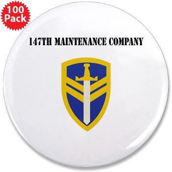 147MC - M01 - 01 - SSI - 147th Maintenance Company with Text - 3.5" Button (100 pack)