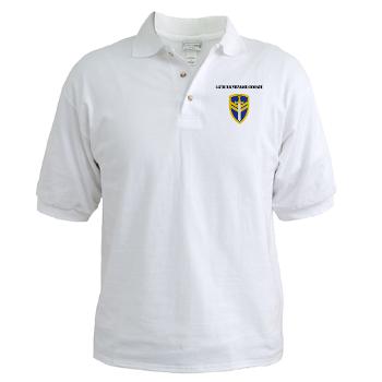 147MC - A01 - 04 - SSI - 147th Maintenance Company with Text - Golf Shirt - Click Image to Close