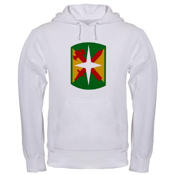 14MPB - A01 - 03 - SSI - 14th Military Police Bde with Text - Hooded Sweatshirt
