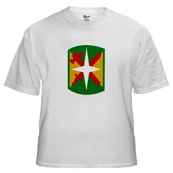 14MPB - A01 - 04 - SSI - 14th Military Police Bde - White T-Shirt - Click Image to Close