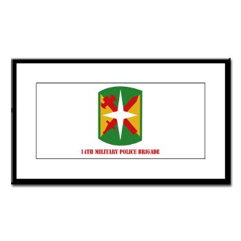 14MPB - M01 - 02 - SSI - 14th Military Police Bde - Small Framed Print