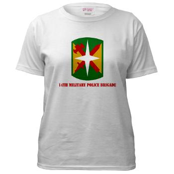 14MPB - A01 - 04 - SSI - 14th Military Police Bde - Women's T-Shirt - Click Image to Close