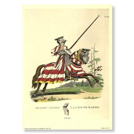 1512-Knight Armed a La Haute Barde Poster - Click Image to Close