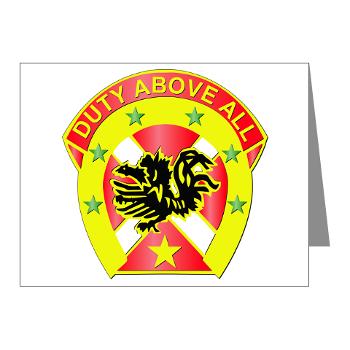 151FAB - M01 - 02 - DUI -151st Field Artillery Bde - Note Cards (Pk of 20) - Click Image to Close