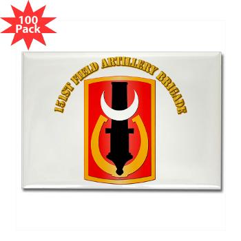 151FAB - M01 - 01 - SSI - 151st Field Artillery Bde with Text - Rectangle Magnet (100 pack) - Click Image to Close