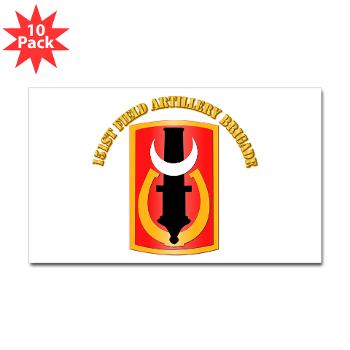 151FAB - M01 - 01 - SSI - 151st Field Artillery Bde with Text - Sticker (Rectangle 10 pk) - Click Image to Close