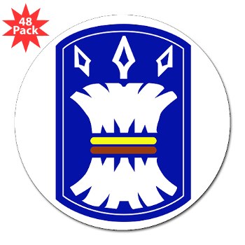 157IB - M01 - 01 - SSI - 157th Infantry Brigade 3" Lapel Sticker (48 pk)
