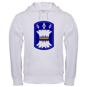 157IB - A01 - 03 - SSI - 157th Infantry Brigade Hooded Sweatshirt - Click Image to Close