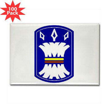 157IB - M01 - 01 - SSI - 157th Infantry Brigade Rectangle Magnet (100 pack)