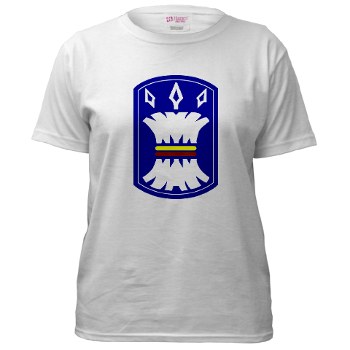 157IB - A01 - 04 - SSI - 157th Infantry Brigade Women's T-Shirt - Click Image to Close