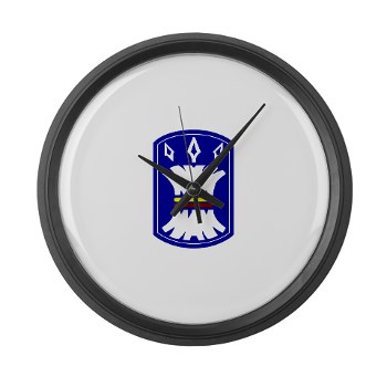157IB - M01 - 03 - SSI - 157th Infantry Brigade Large Wall Clock - Click Image to Close