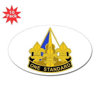 158IB - M01 - 01 - DUI - 158th Infantry Brigade Sticker (Oval 10 pk)