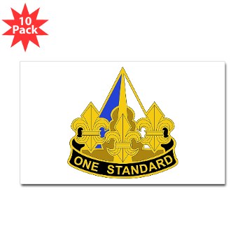 158IB - M01 - 01 - DUI - 158th Infantry Brigade Sticker (Rectangle 10 pk) - Click Image to Close