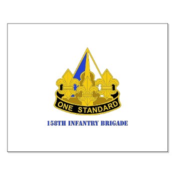 158IB - M01 - 02 - DUI - 158th Infantry Brigade with Text Small Poster