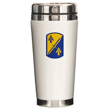158IB - M01 - 03 - SSI - 158th Infantry Brigade Ceramic Travel Mug
