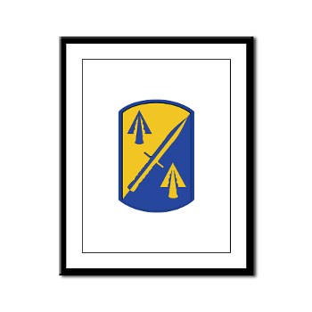 158IB - M01 - 02 - SSI - 158th Infantry Brigade Framed Panel Print - Click Image to Close