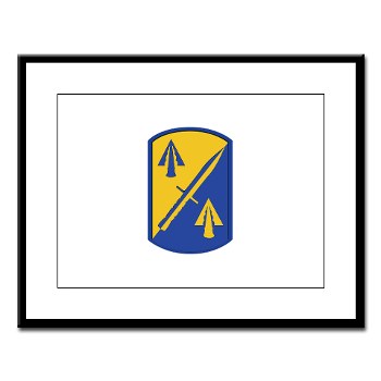 158IB - M01 - 02 - SSI - 158th Infantry Brigade Large Framed Print - Click Image to Close