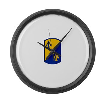 158IB - M01 - 03 - SSI - 158th Infantry Brigade Large Wall Clock - Click Image to Close