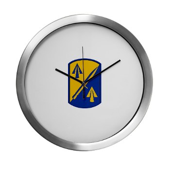 158IB - M01 - 03 - SSI - 158th Infantry Brigade Modern Wall Clock - Click Image to Close