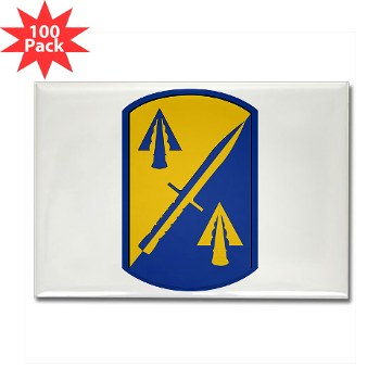 158IB - M01 - 01 - SSI - 158th Infantry Brigade Rectangle Magnet (100 pack) - Click Image to Close