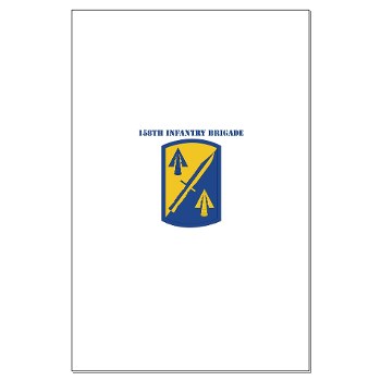 158IB - M01 - 02 - SSI - 158th Infantry Brigade with Text Large Poster