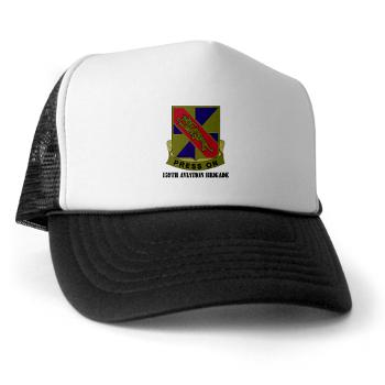 159AV - A01 - 02 - DUI - 159th Aviation Brigade with Text - Trucker Hat - Click Image to Close