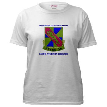 159HHC - A01 - 04 - Headquarter and Headquarters Coy with Text - Women's T-Shirt