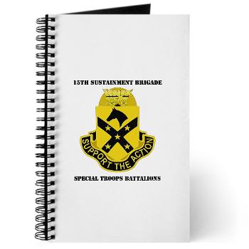 15BSTB - M01 - 02 - DUI - 15th Brigade - Special Troops Bn with Text Journal