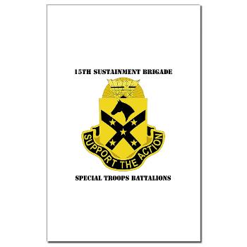15BSTB - M01 - 02 - DUI - 15th Brigade - Special Troops Bn with Text Mini Poster Print