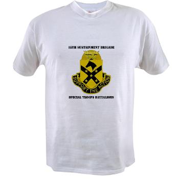 15BSTB - A01 - 04 - DUI - 15th Brigade - Special Troops Bn with Text Value T-Shirt