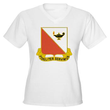 15RSB - A01 - 04 - DUI - 15th Regimental Signal Bde - Women's V-Neck T-Shirt