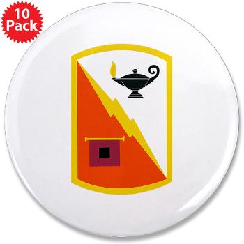 15RSB - M01 - 01 - SSI - 15th Regimental Signal Bde - 3.5" Button (10 pack) - Click Image to Close