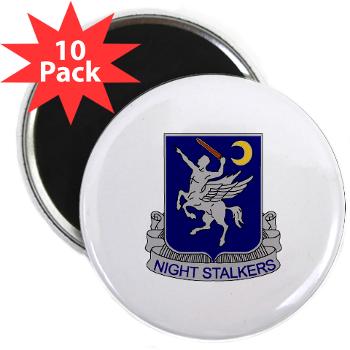 160SOAR - M01 - 01 - DUI - 160th Special Operations Aviation Regiment - 2.25" Magnet (10 pack)