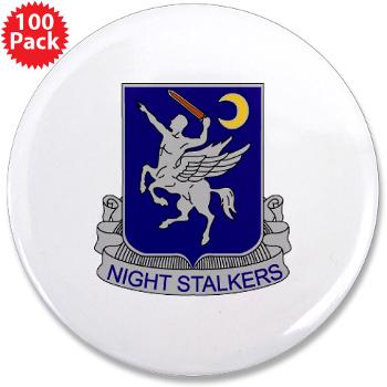 160SOAR - M01 - 01 - DUI - 160th Special Operations Aviation Regiment - 3.5" Button (100 pack)