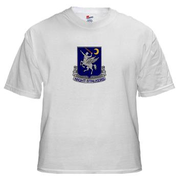 160SOAR - A01 - 04 - DUI - 160th Special Operations Aviation Regiment - White t-Shirt