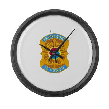 163MIB - M01 - 03 - DUI - 163rd Military Intelligence Bn - Large Wall Clock - Click Image to Close