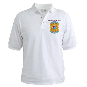 163MIB - A01 - 04 - DUI - 163rd Military Intelligence Bn with Text - Golf Shirt