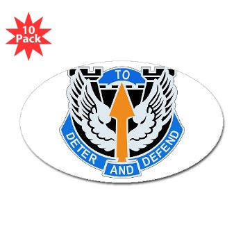 166AB - M01 - 01 - DUI - 166th Aviation Brigade - Sticker (Oval 10 pk)