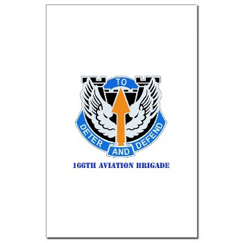 166AB - M01 - 02 - DUI - 166th Aviation Brigade with Text - Mini Poster Print - Click Image to Close