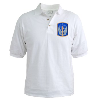 166AB - A01 - 04 - SSI - 166th Aviation Brigade - Golf Shirt - Click Image to Close