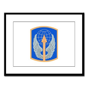 166AB - M01 - 02 - SSI - 166th Aviation Brigade - Large Framed Print - Click Image to Close