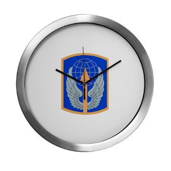 166AB - M01 - 03 - SSI - 166th Aviation Brigade - Modern Wall Clock