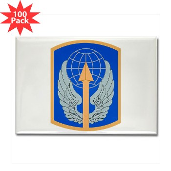 166AB - M01 - 01 - SSI - 166th Aviation Brigade - Rectangle Magnet (100 pack) - Click Image to Close