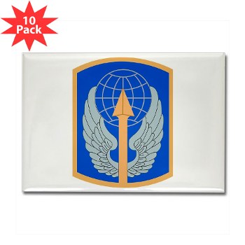 166AB - M01 - 01 - SSI - 166th Aviation Brigade - Rectangle Magnet (10 pack) - Click Image to Close
